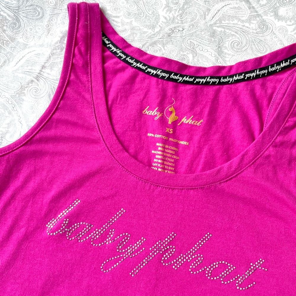 Y2K 💗 Baby Phat studded tank